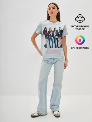 Женская базовая футболка / Blackpink Squad