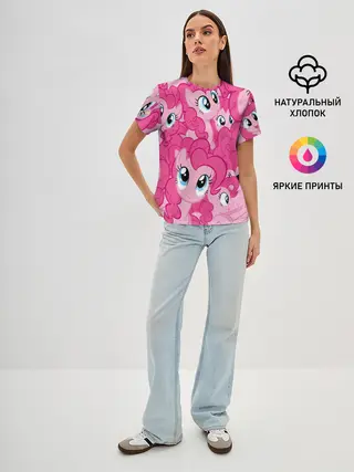 Женская базовая футболка / PINK PONY