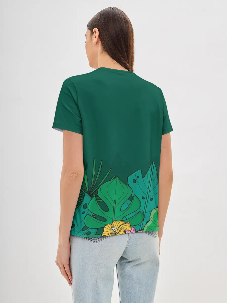 Женская базовая футболка / Мои джунгли