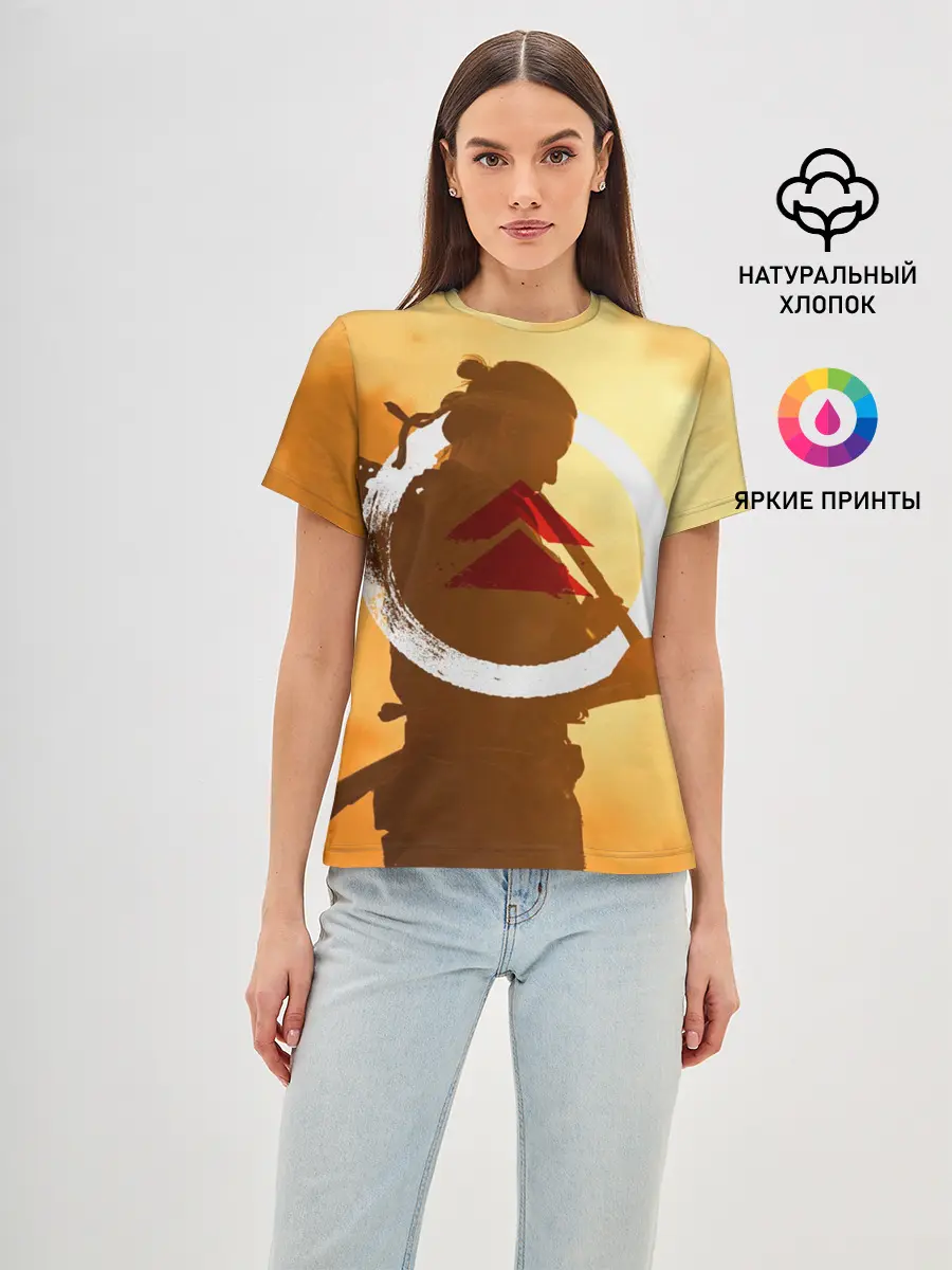 Женская базовая футболка / Ghost of Tsushima | Jin Sakai