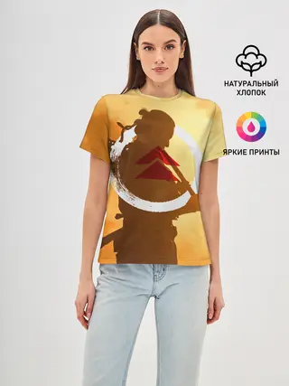 Женская базовая футболка / Ghost of Tsushima | Jin Sakai