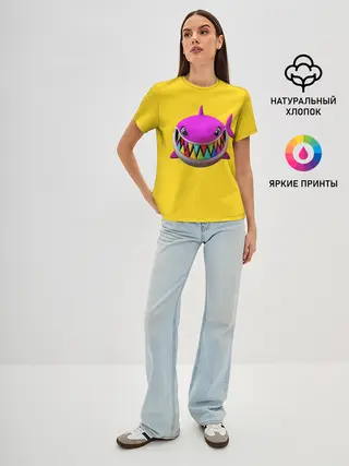 Женская базовая футболка / 6IX9INE