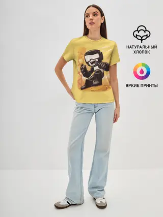 Женская базовая футболка / Танкист