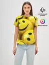 Женская базовая футболка / YELLOW SMILE