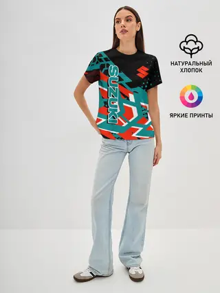 Женская базовая футболка / Suzuki