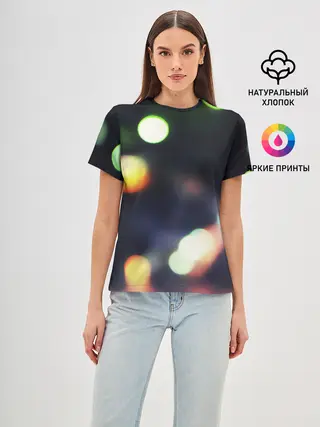 Женская базовая футболка / NIGHT | НОЧЬ