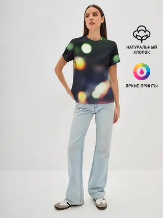 Женская базовая футболка / NIGHT | НОЧЬ