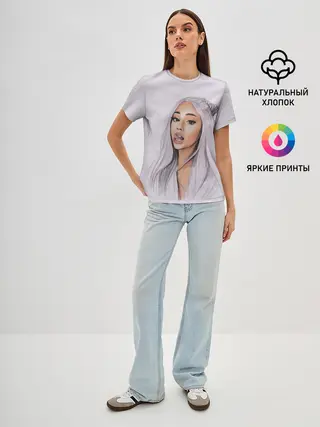 Женская базовая футболка / Ariana Grande