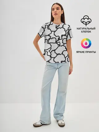 Женская базовая футболка / БРОККОЛИ