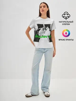 Женская базовая футболка / Boulevard