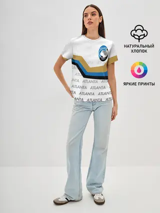 Женская базовая футболка / FC ATALANTA / ФК АТАЛАНТА