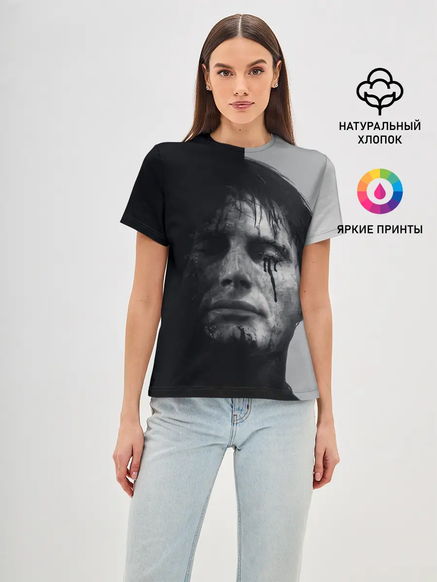 Женская базовая футболка / Death Stranding | Cliff