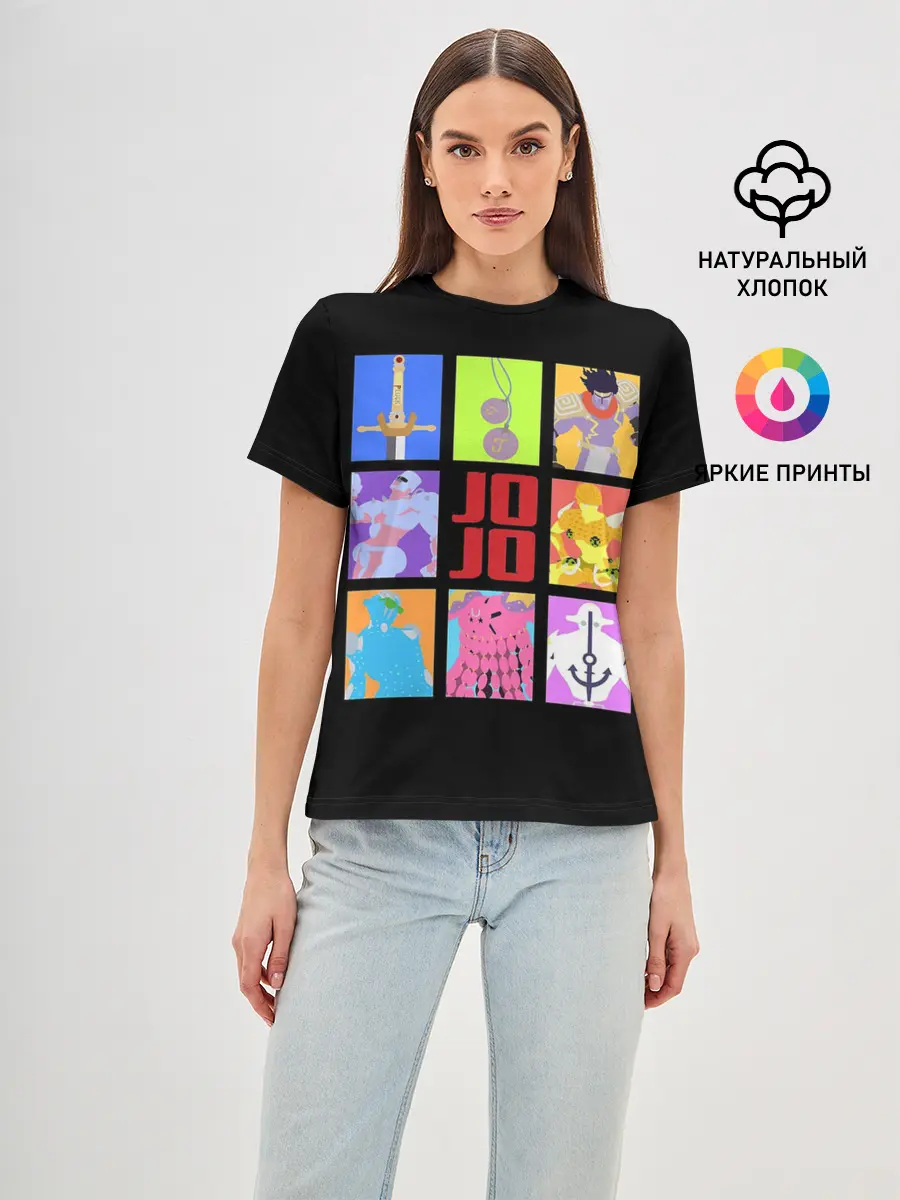 Женская базовая футболка / Джо Джо минимал