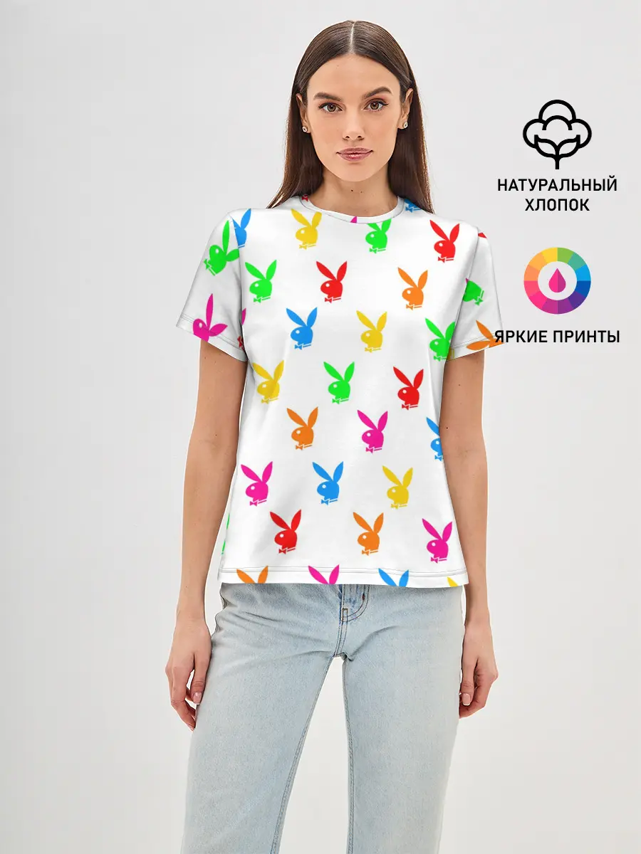 Женская базовая футболка / PLAYBOY | ПЛЕЙБОЙ