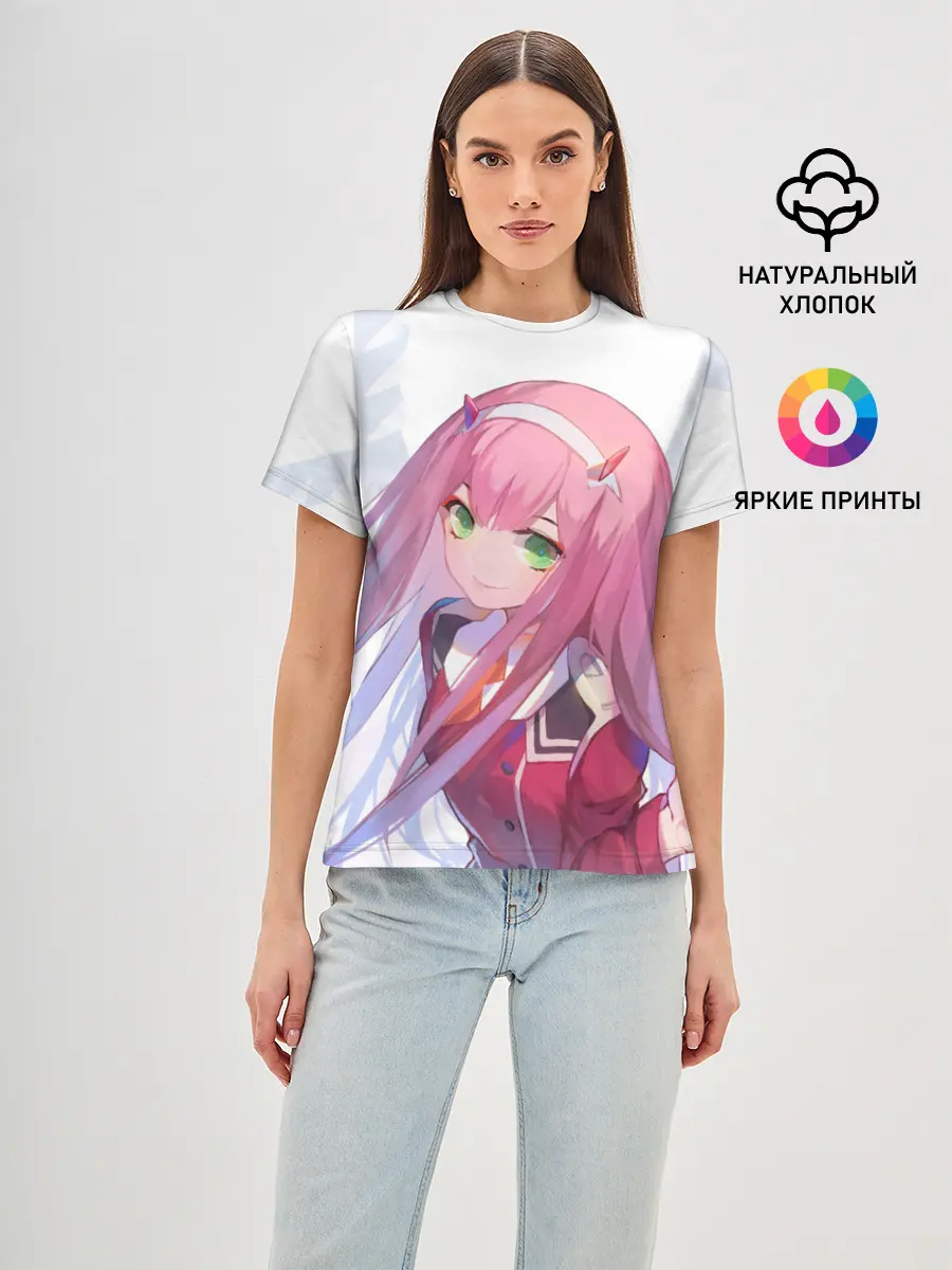 Женская базовая футболка / ноль два пальцы