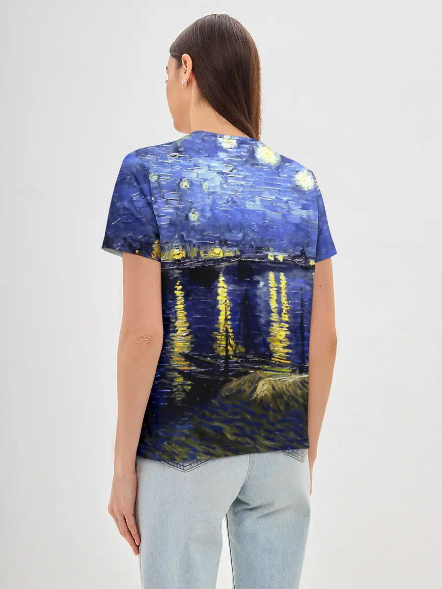 Женская базовая футболка / Морской причал