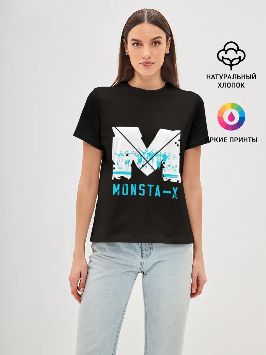 Женская базовая футболка / MONSTA X