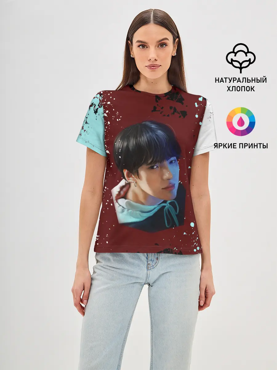 Женская базовая футболка / MX | MONSTA X