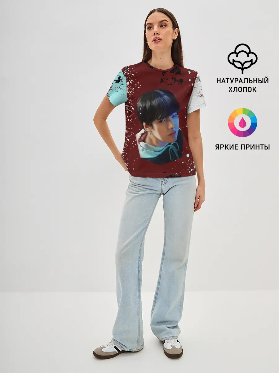 Женская базовая футболка / MX | MONSTA X