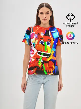 Женская базовая футболка / FIVE NIGHTS AT FREDDYS