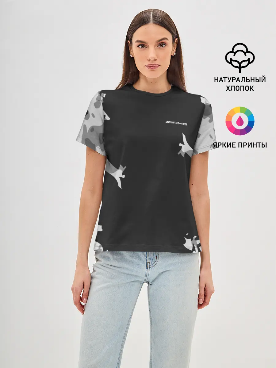 Женская базовая футболка / AMG SPORT