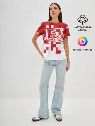 Женская базовая футболка / Roblox