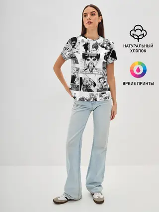 Женская базовая футболка / Токийский гуль