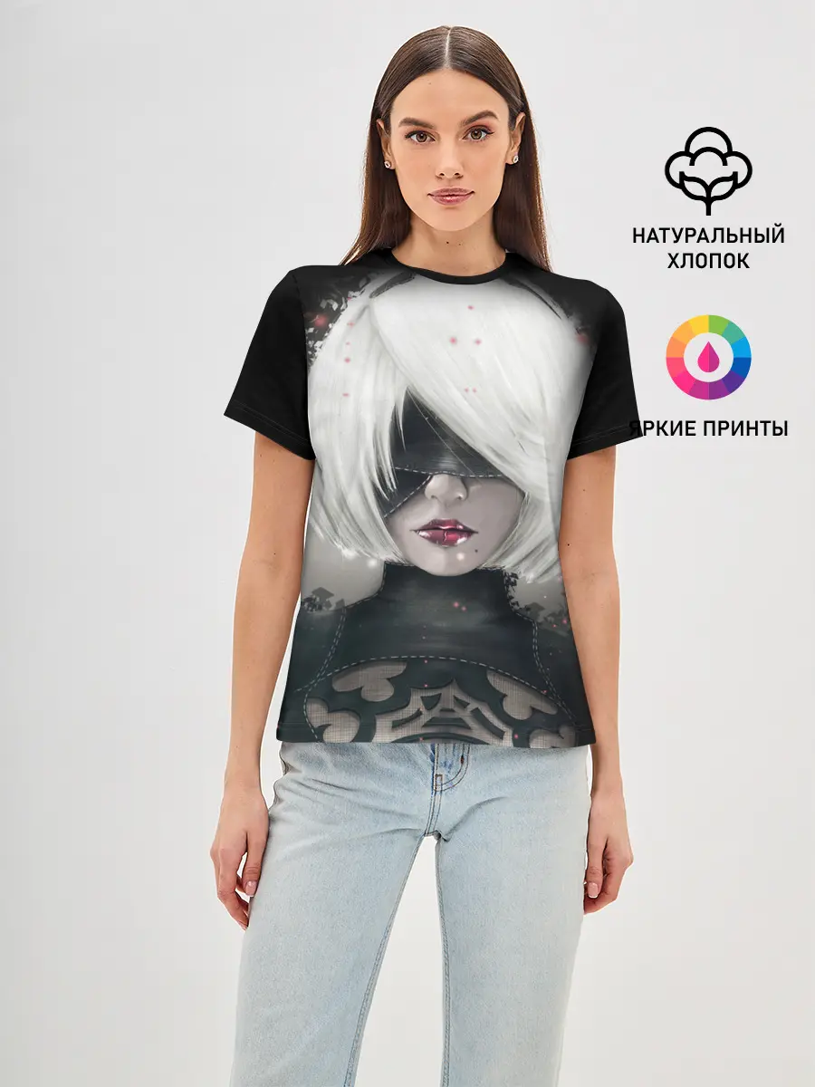 Женская базовая футболка / YoRHa | Nier