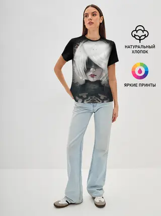 Женская базовая футболка / YoRHa | Nier