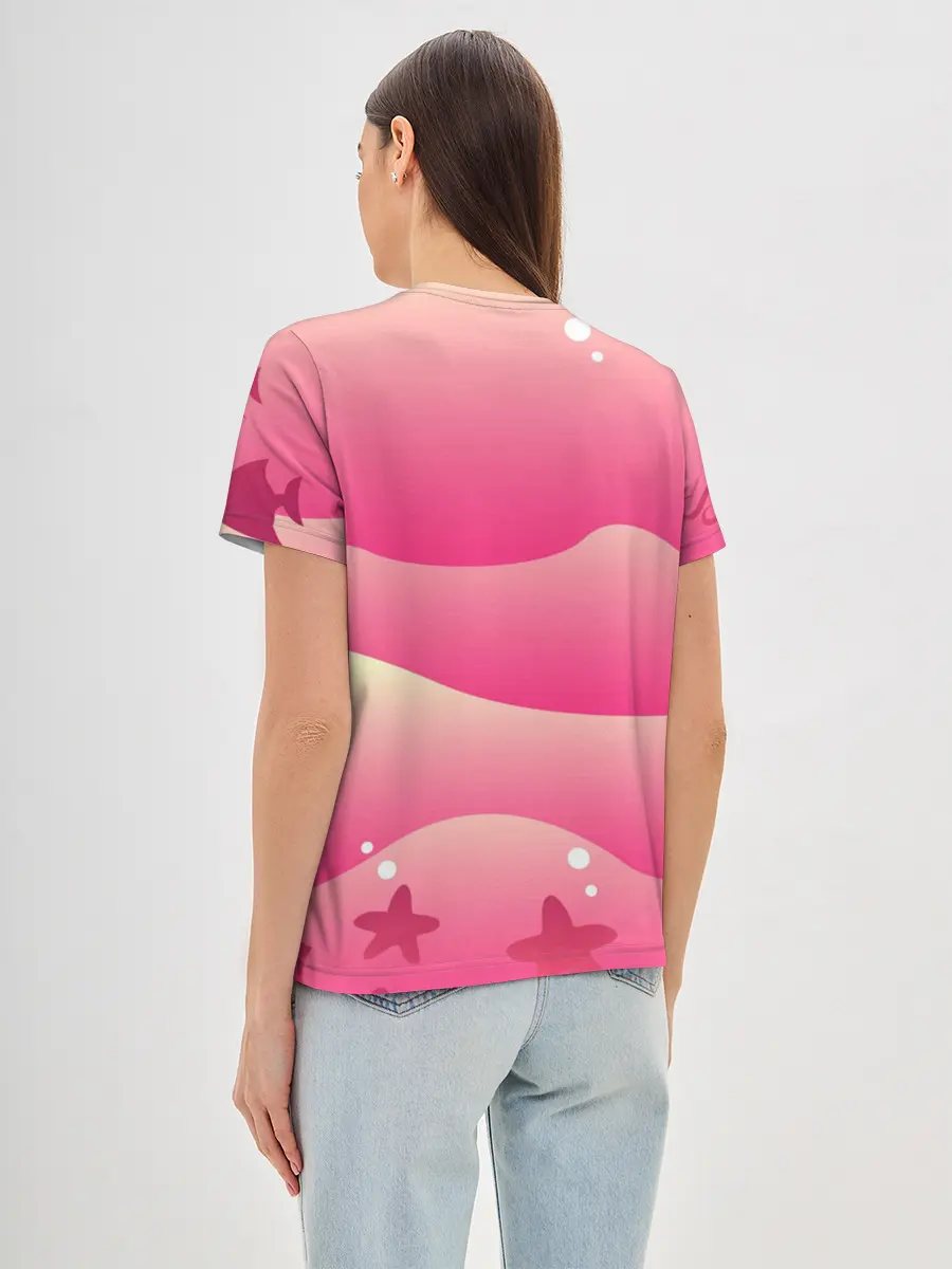 Женская базовая футболка / Русалка