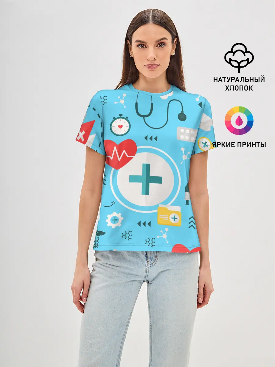 Женская базовая футболка / Лучший доктор