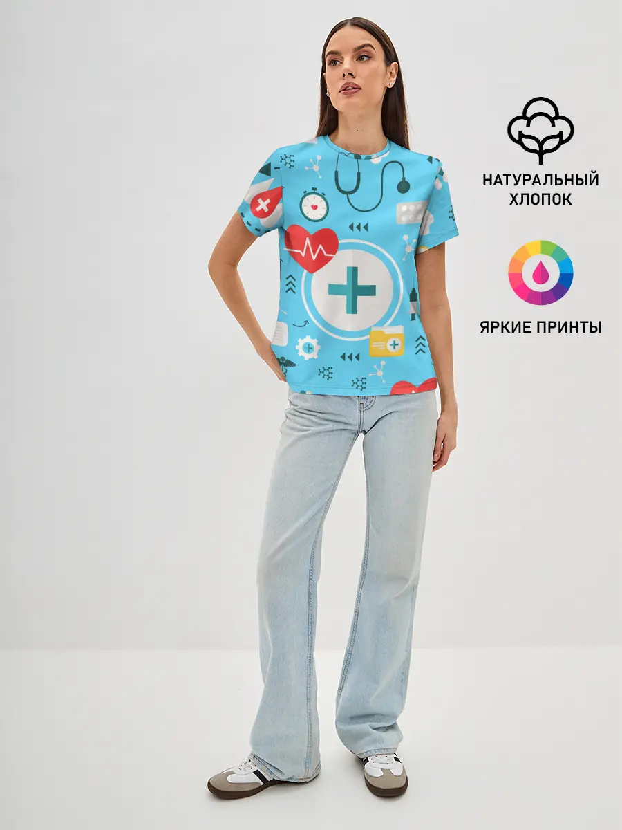 Женская базовая футболка / Лучший доктор