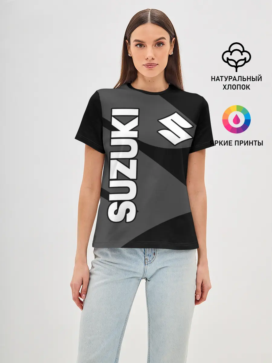 Женская базовая футболка / SUZUKI