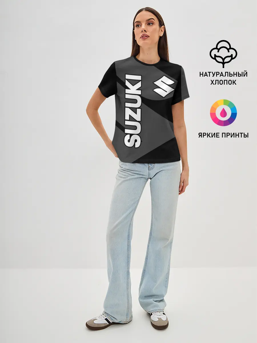 Женская базовая футболка / SUZUKI