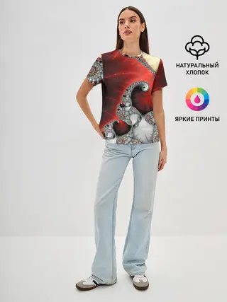 Женская базовая футболка / ABSTRACT&FRACTAL