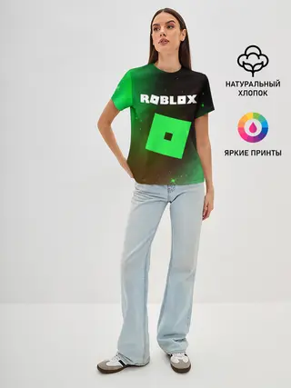 Женская базовая футболка / ROBLOX / РОБЛОКС