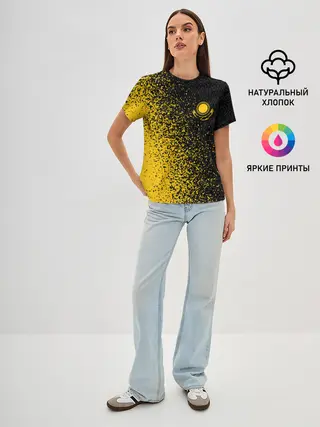 Женская базовая футболка / КАЗАХСТАН / KAZAKHSTAN