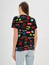 Женская базовая футболка / Motorcycle pattern | Мото паттерн