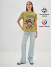 Женская базовая футболка / Персонажи One Piece. Большой куш
