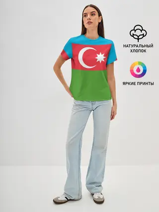 Женская базовая футболка / Азербайджан