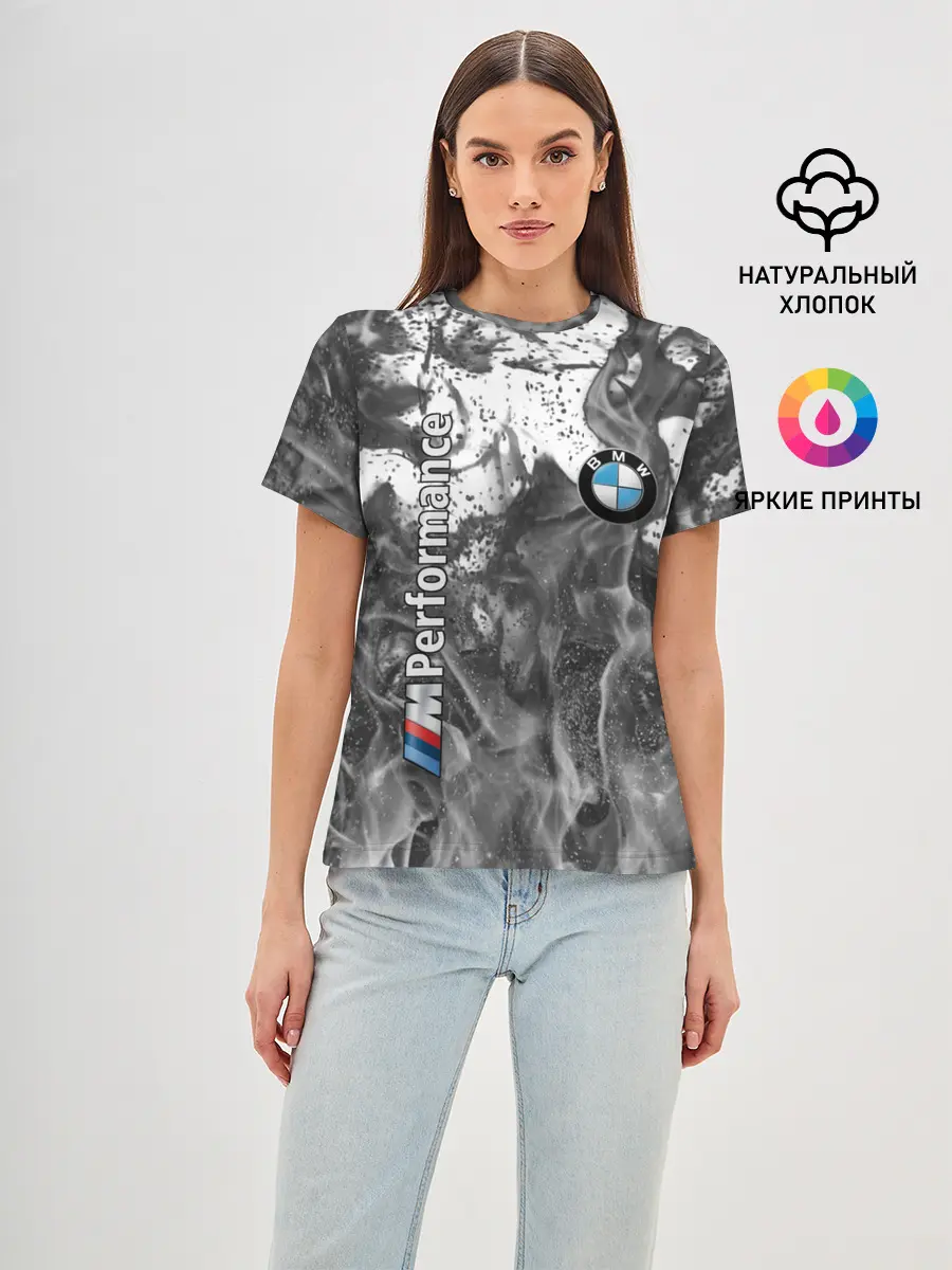 Женская базовая футболка / BMW