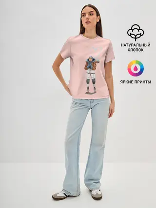 Женская базовая футболка / Лайфлайн