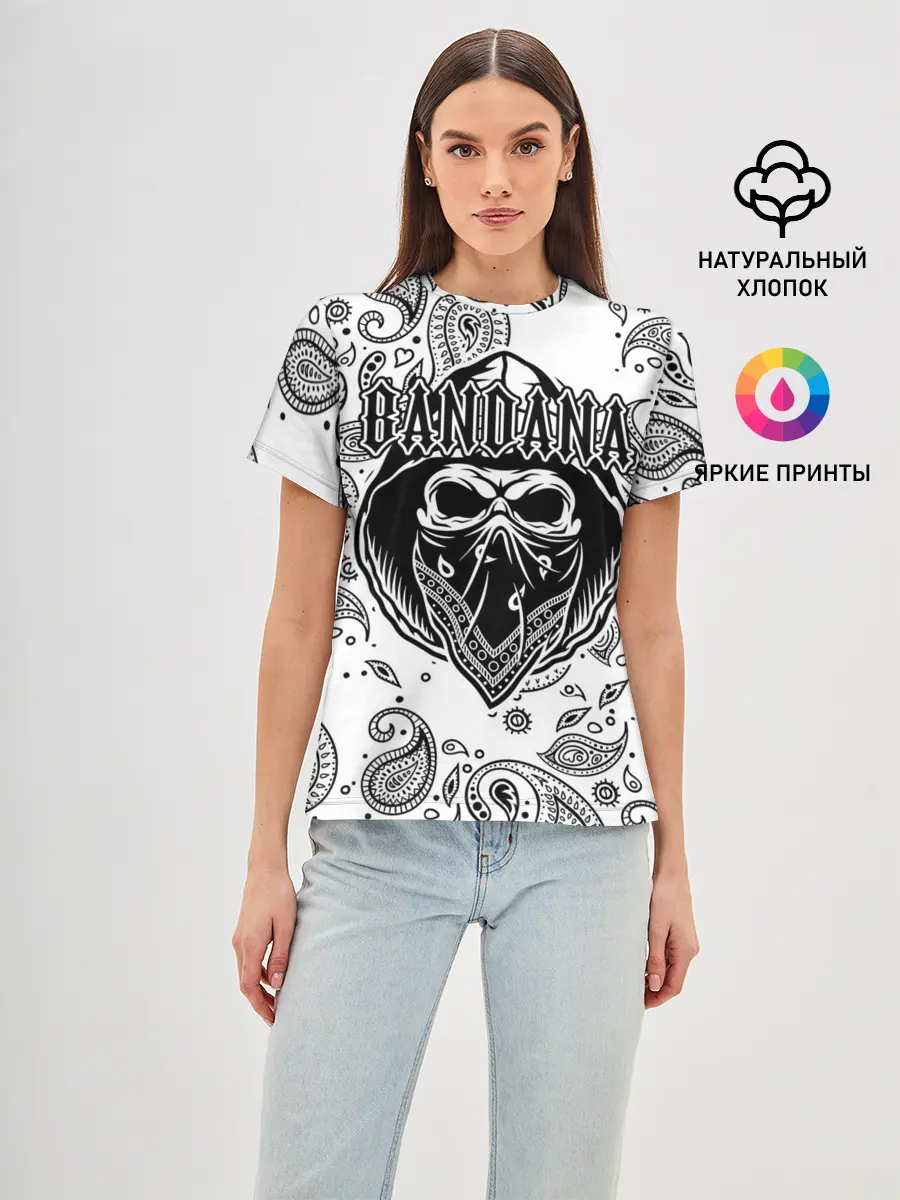 Женская базовая футболка / BANDANA