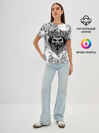 Женская базовая футболка / BANDANA