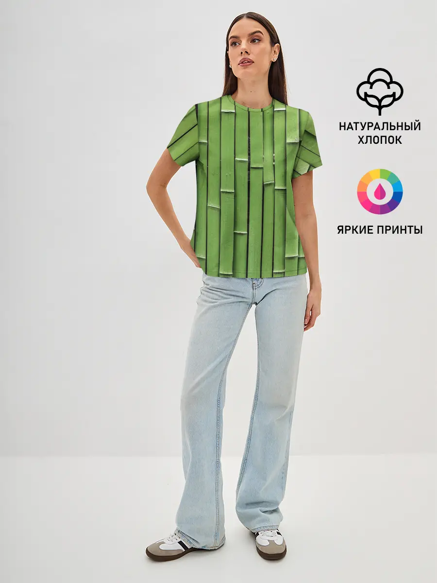 Женская базовая футболка / Бамбук