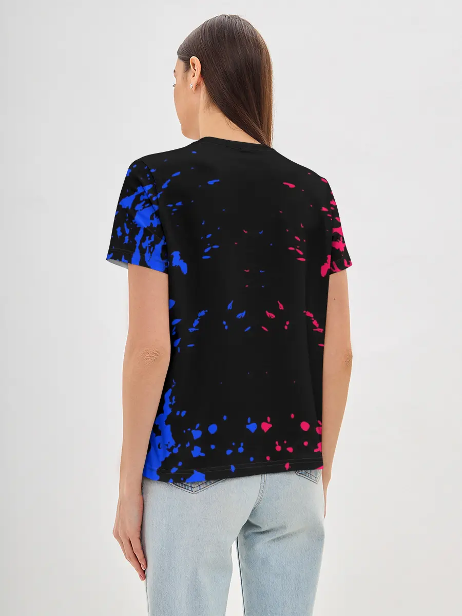 Женская базовая футболка / ЛУИС СУАРЕС / БАРСЕЛОНА