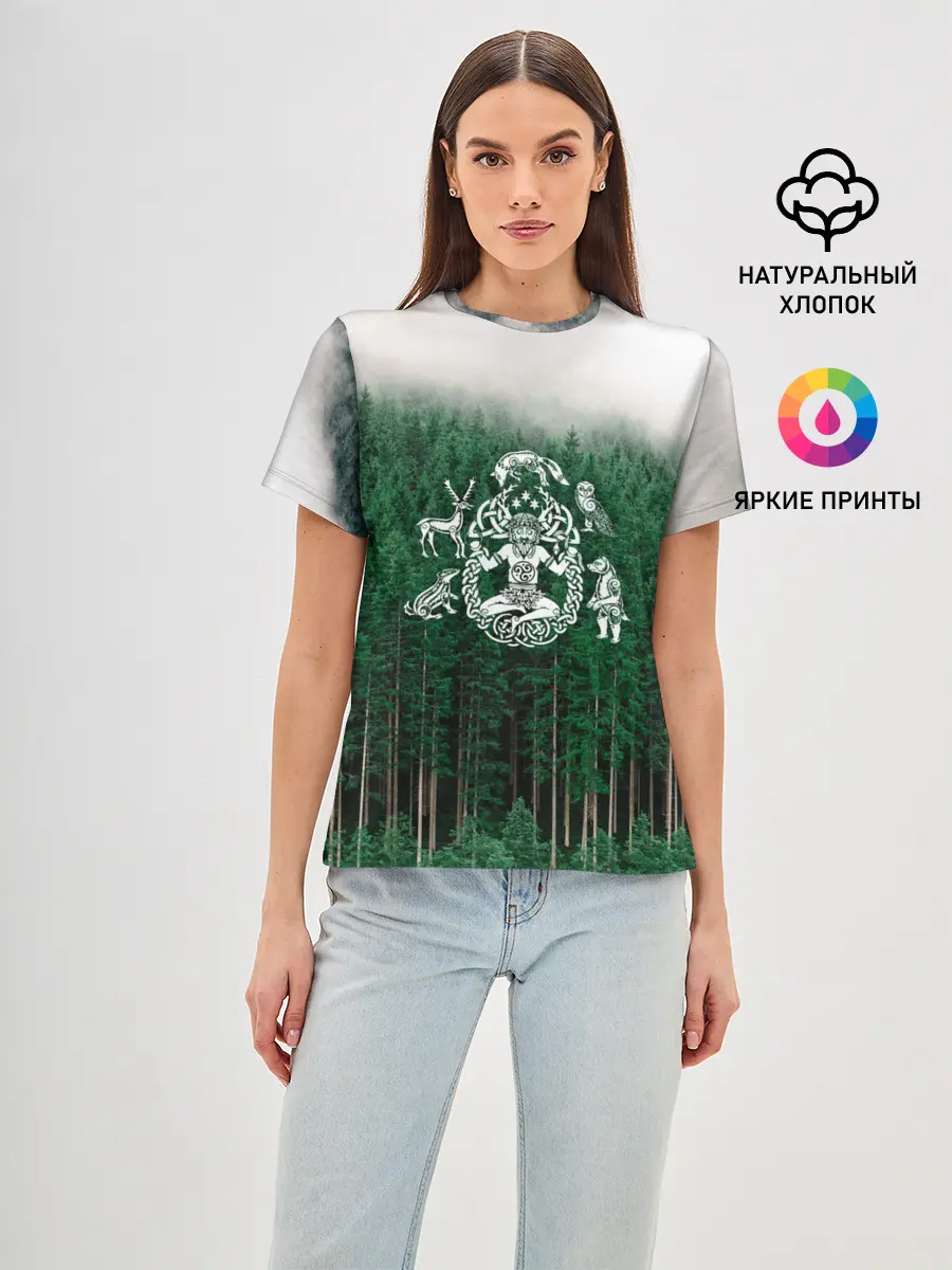 Женская базовая футболка / ВАНАХЕЙМ | РУНЫ | RUNES