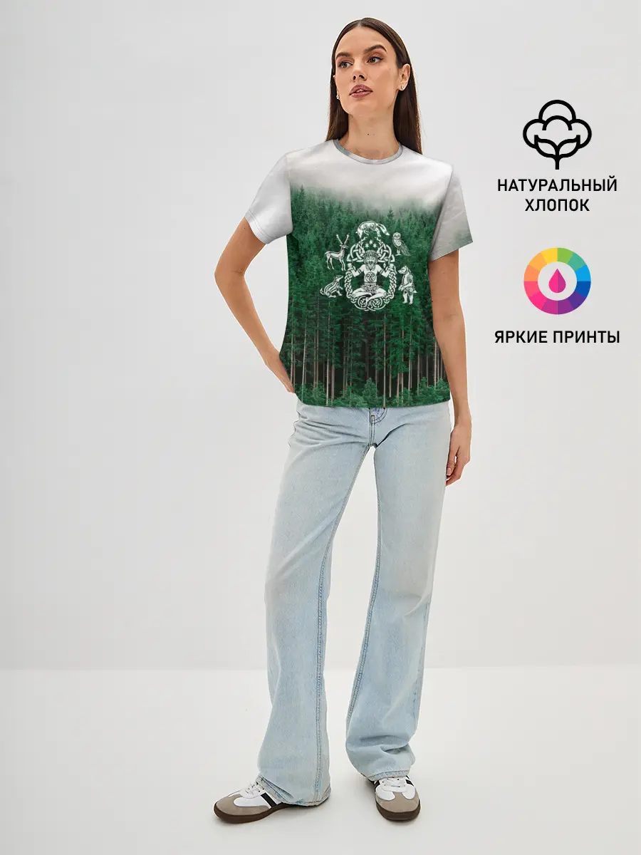 Женская базовая футболка / ВАНАХЕЙМ | РУНЫ | RUNES