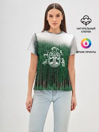 Женская базовая футболка / ВАНАХЕЙМ | РУНЫ | RUNES