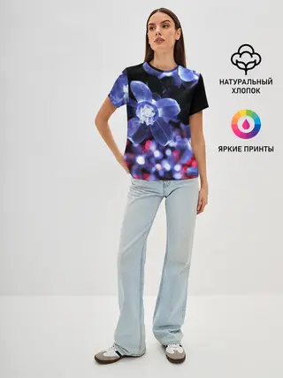 Женская базовая футболка / Неоновые цвета